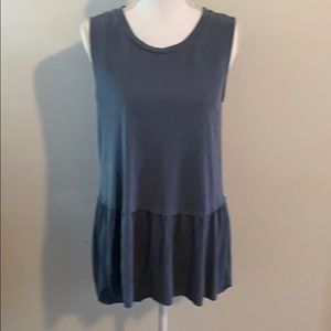 More- asymmetrical shirt size M EUC